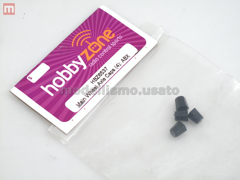 Hobbyzone HBZ6537 Main Wheel Axle Caps (4) ABX Axle Caps Modeling