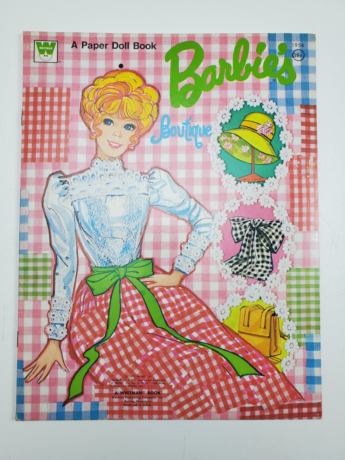 Vintage BARBIE'S BOUTIQUE Paper Dolls Whitman 1973 No. 1954 Uncut