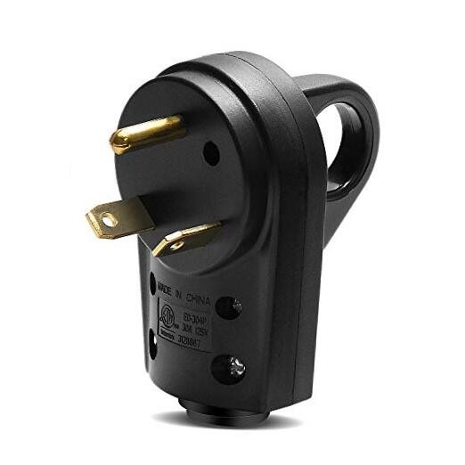30AMP RV Replacement Male Plug - Heavy Duty NEMA TT-30P Replacement RV 