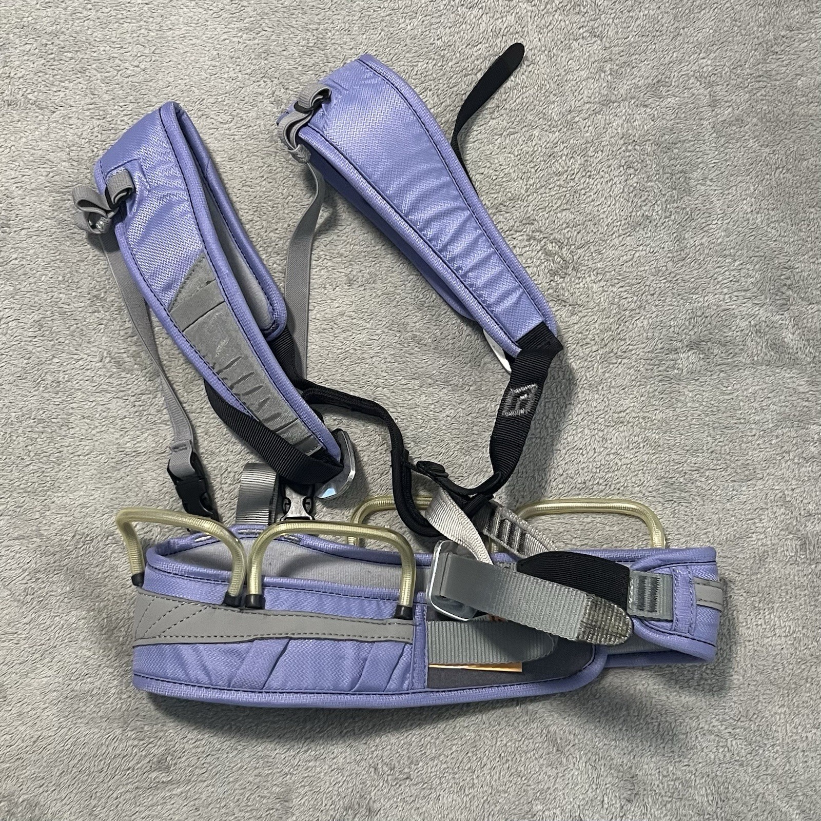 Black Diamond Rock Climbing Harness 81935 Small Purple Gray