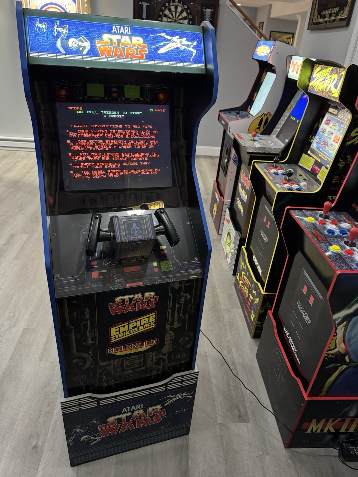 Atari Star Wars, Empire Strikes Back, Return of the Jedi arcade machine, cabinet
