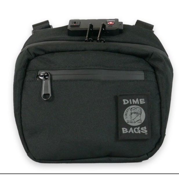 The Operator Locking Chest Bag by Dime Bags-Black-NWT TSA Approved