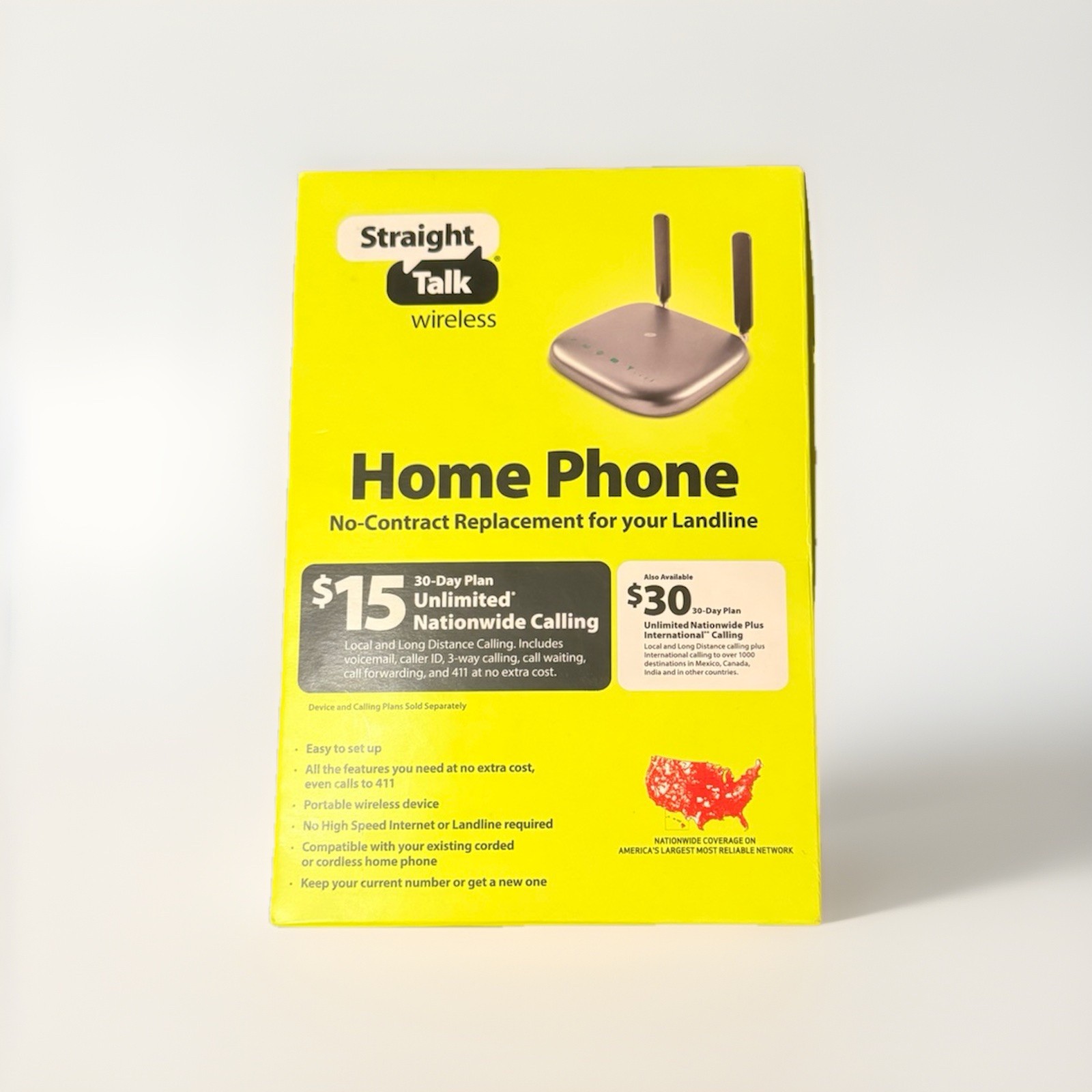 Straight Talk Wireless Home Phone- No Contract Replacement For Your Landline