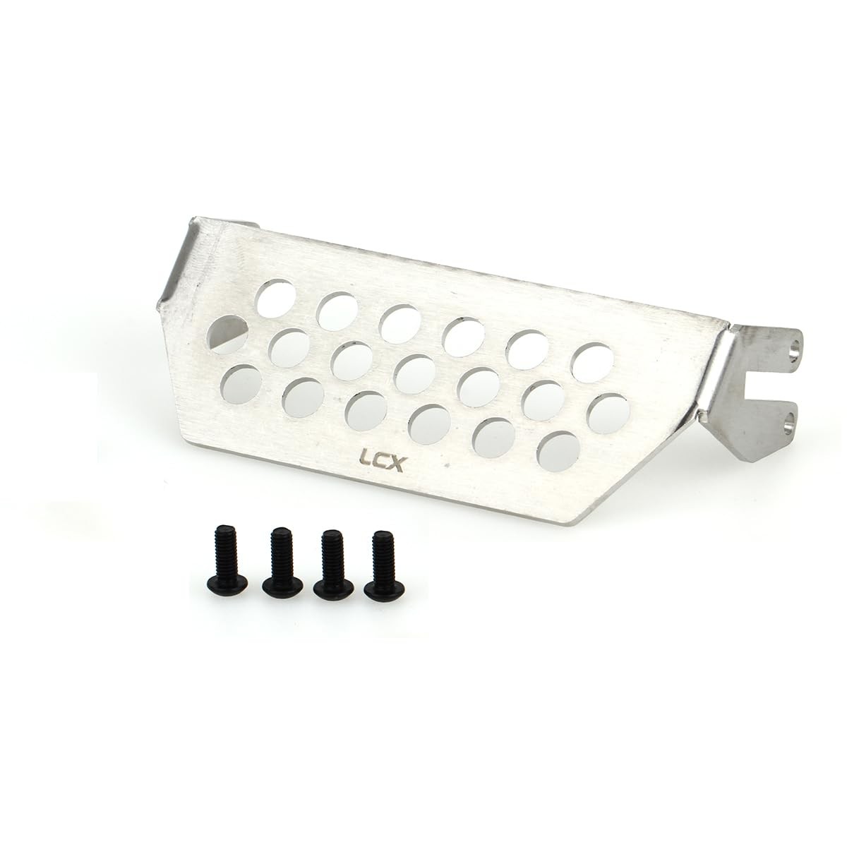 Racing 1/10th RC Crawler Car Stainless Steel Guard Board, Front Skid Plate Gu...