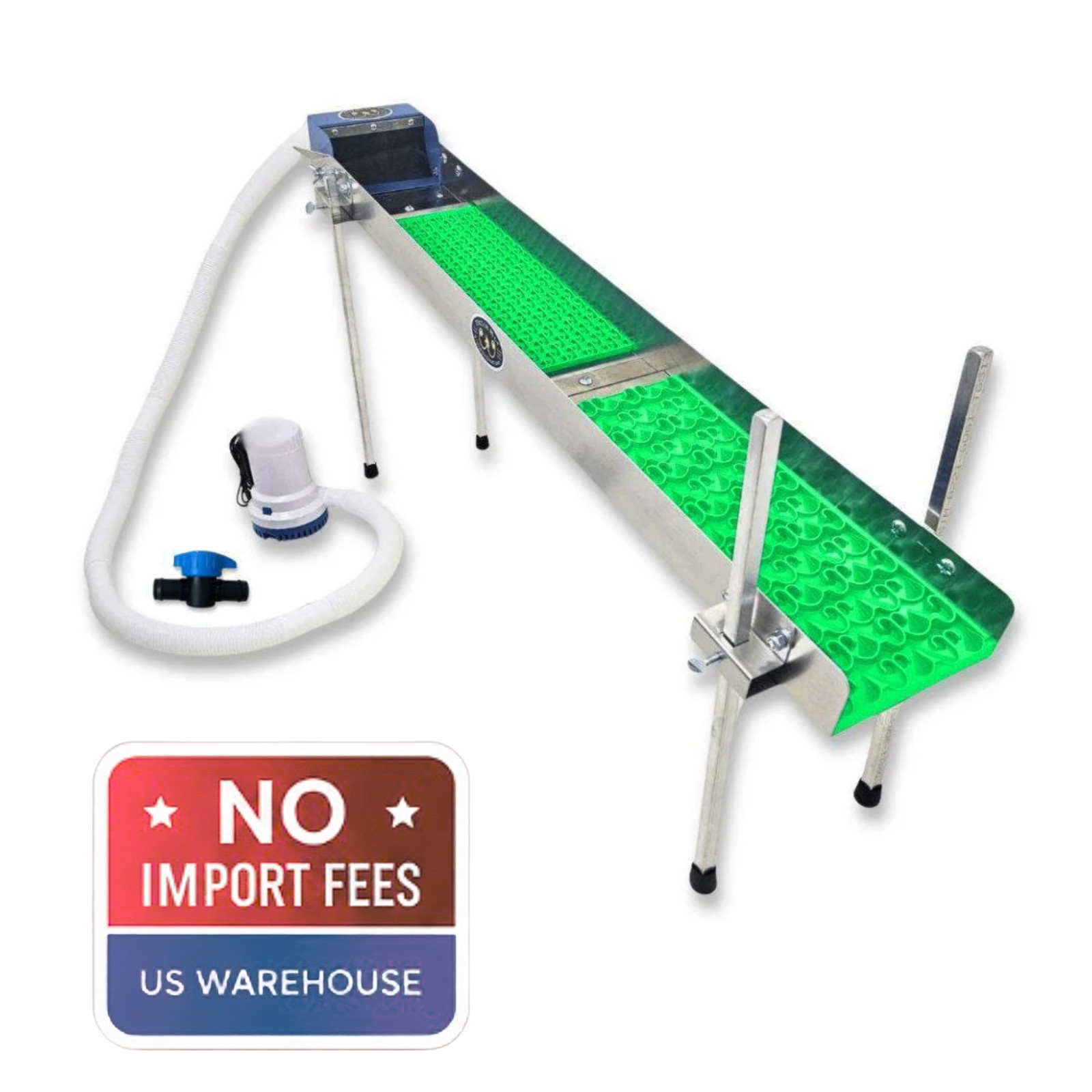 6X42 Power Sluice Box Micro/Mini Kit with Dream Mat Gold Prospecting Equipment'