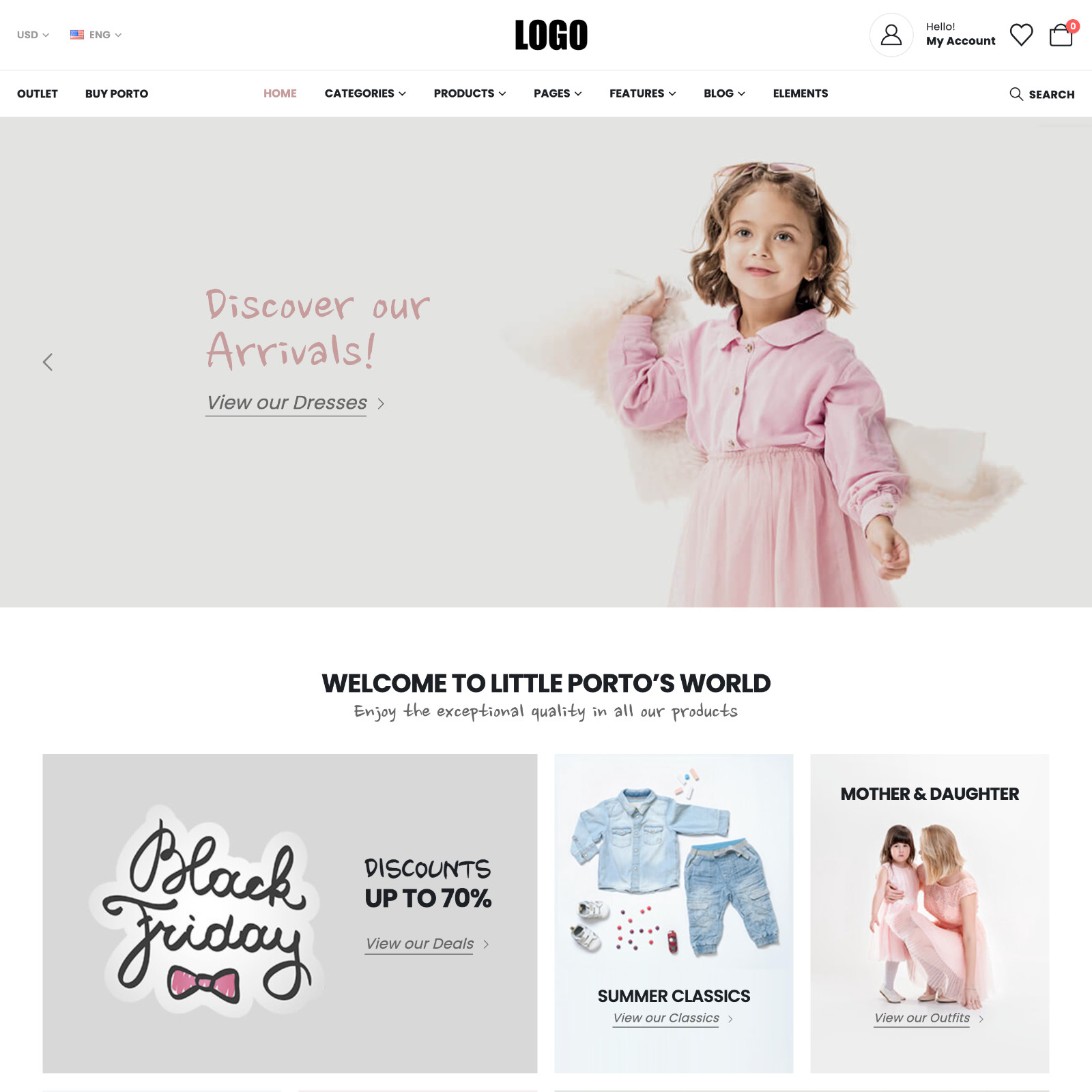 👶 Baby Store Website Design for Sale with Free VPS Web Hosting