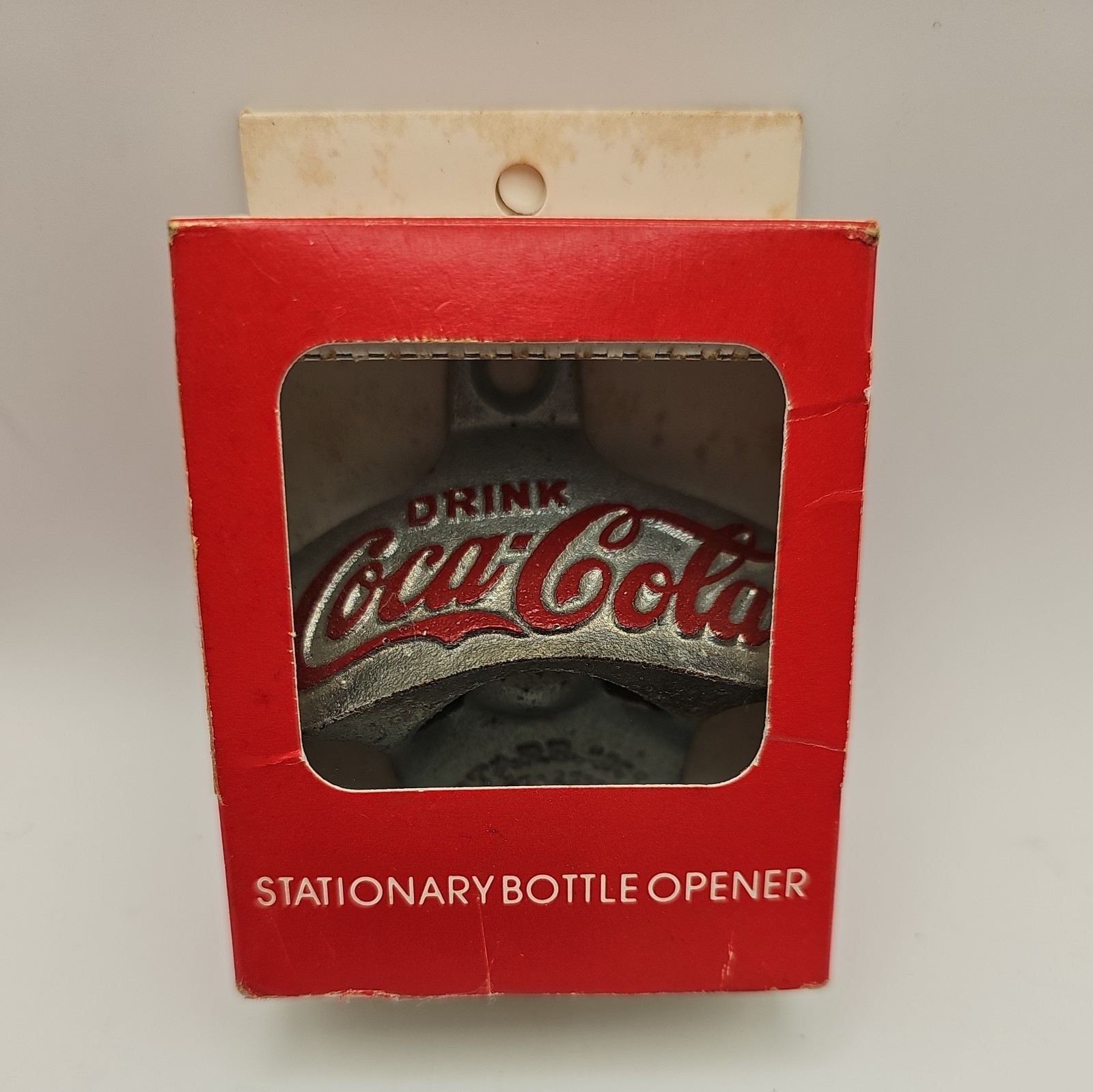 Coca-Cola Vintage Wall Mount Stationary Bottle Opener NEW IN BOX