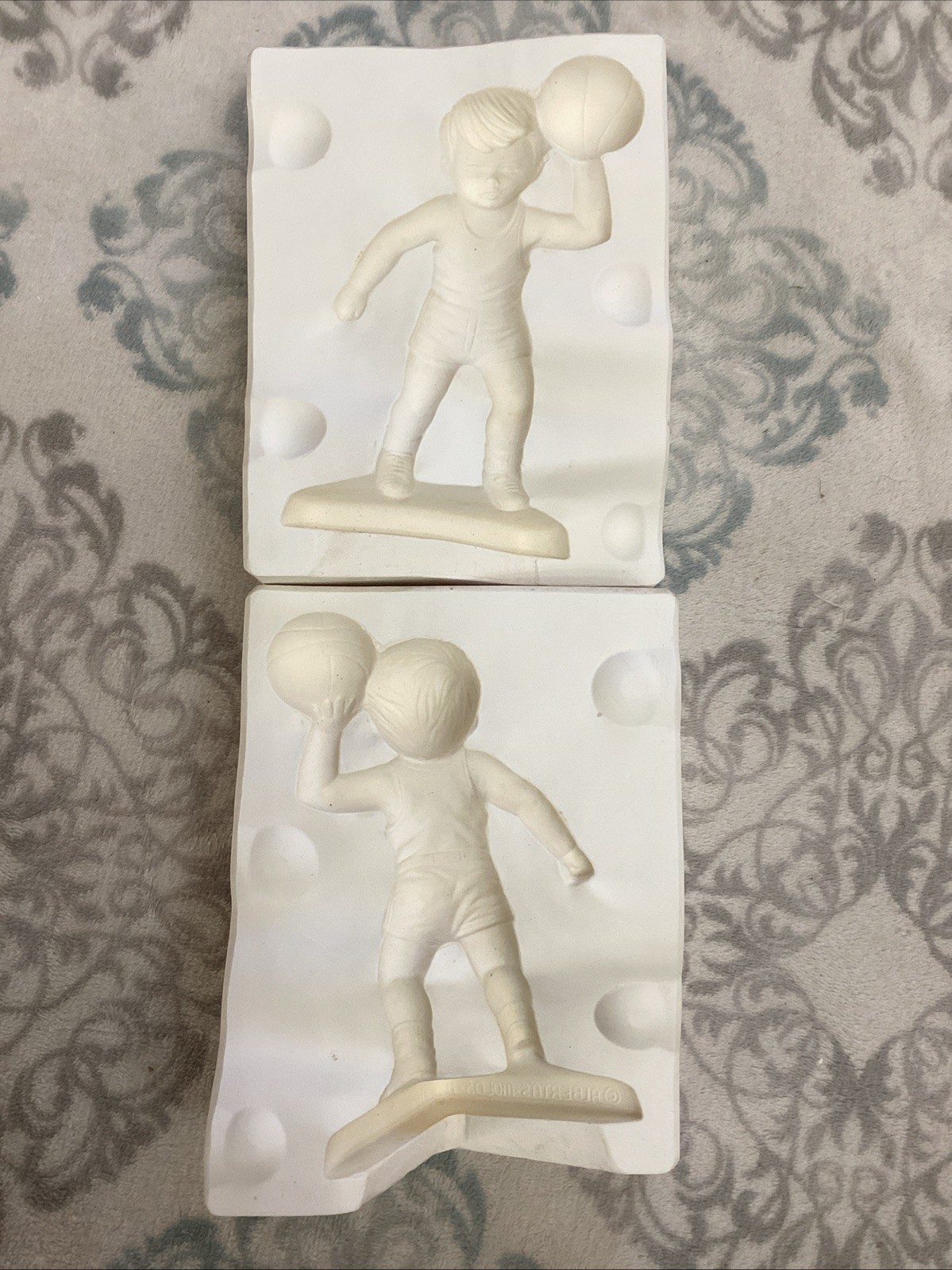VTG Alberta A-49 Basketball Player Figure 1976 Ceramic Slip Casting Mold