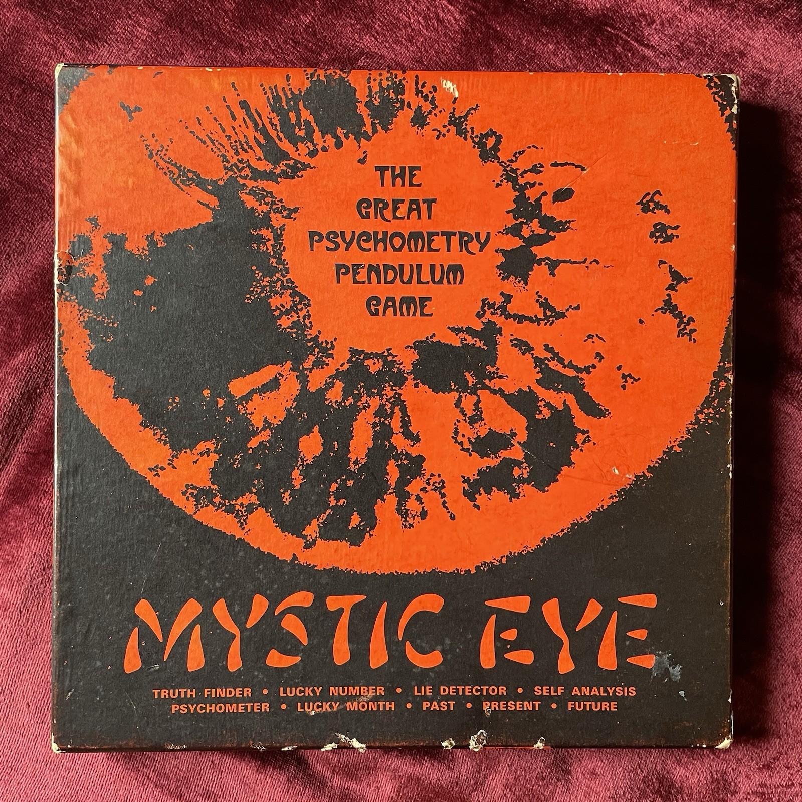 The Great Psychometry Pendulum Game Mystic Eye Fortune Teller Vintage 70's 