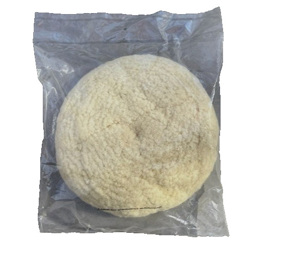 8" Wool Compound Cut Pad for High Speed Buffers used on Paint, Fiberglass, Wood