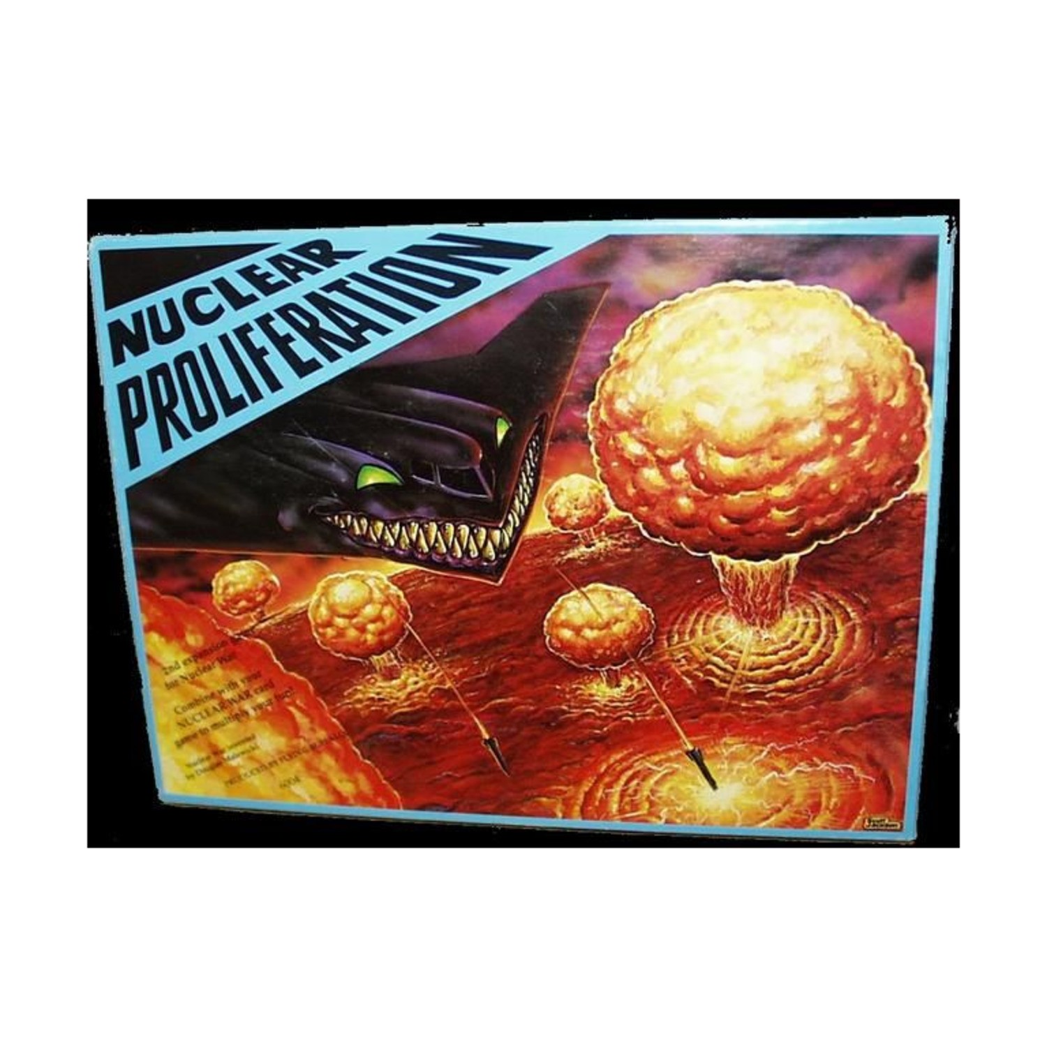 Flying Buffalo Nuclear War Nuclear Proliferation Box VG+/NM