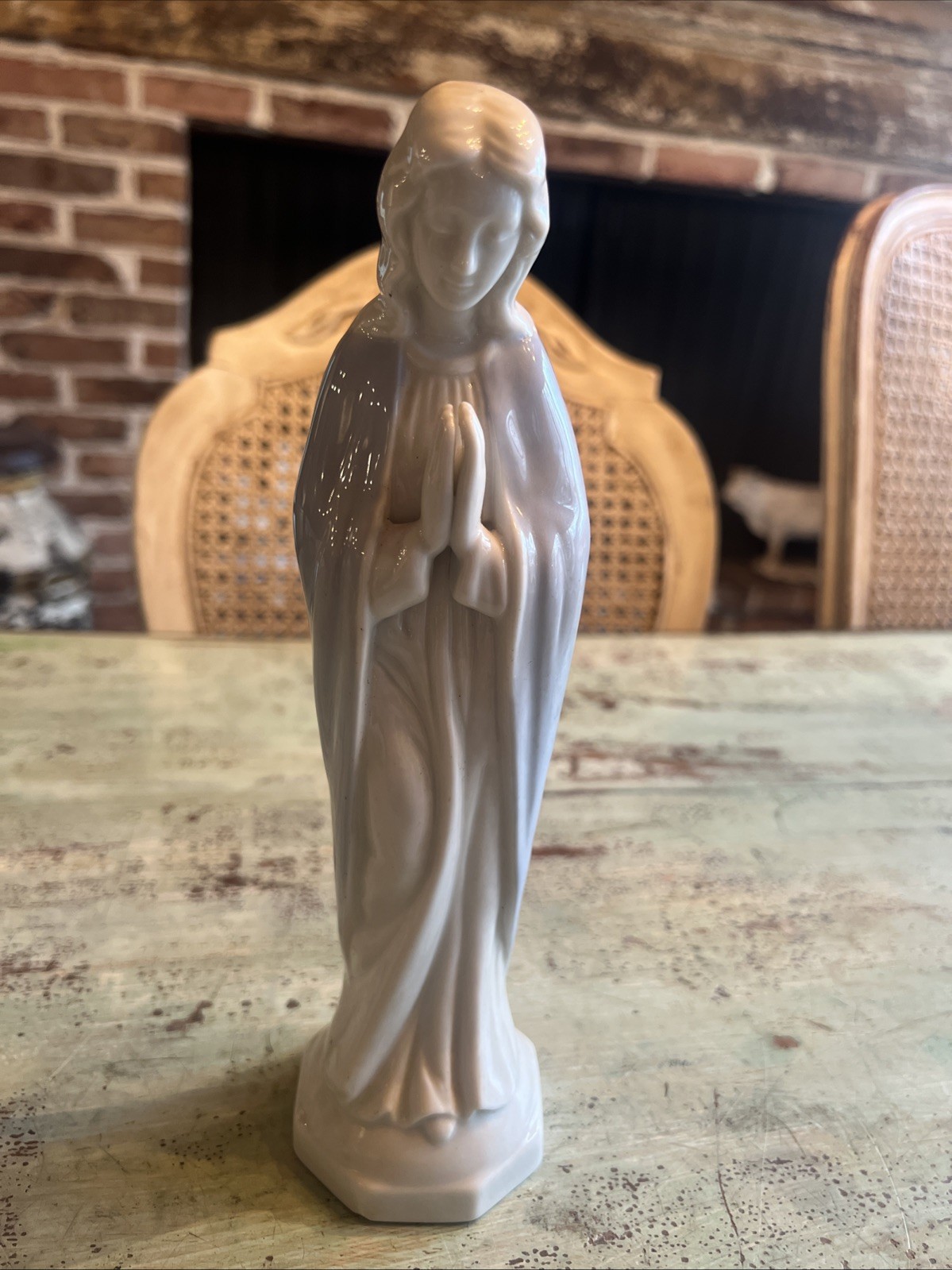 Vtg Sanmyro Virgin Mary  Statue Religious Figure