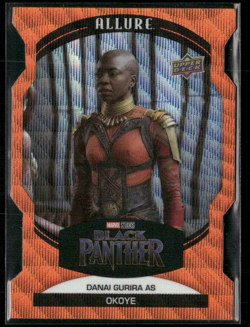 2022 UD Marvel Allure Orange Slice Die Cut #68 - Danai Gurira as Okoye