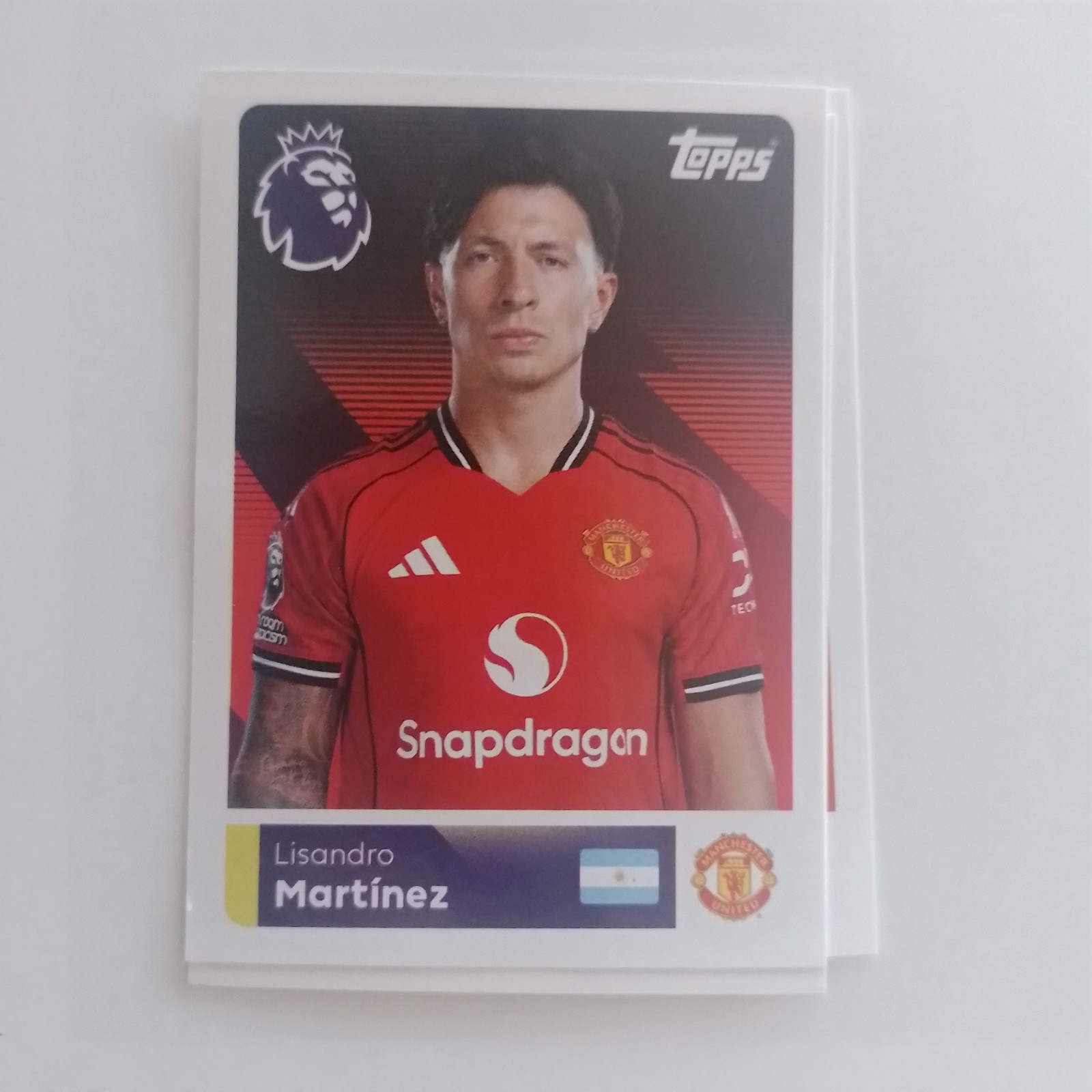 Topps Premier League Stickers  2026 - #382 Lisandro Martinez