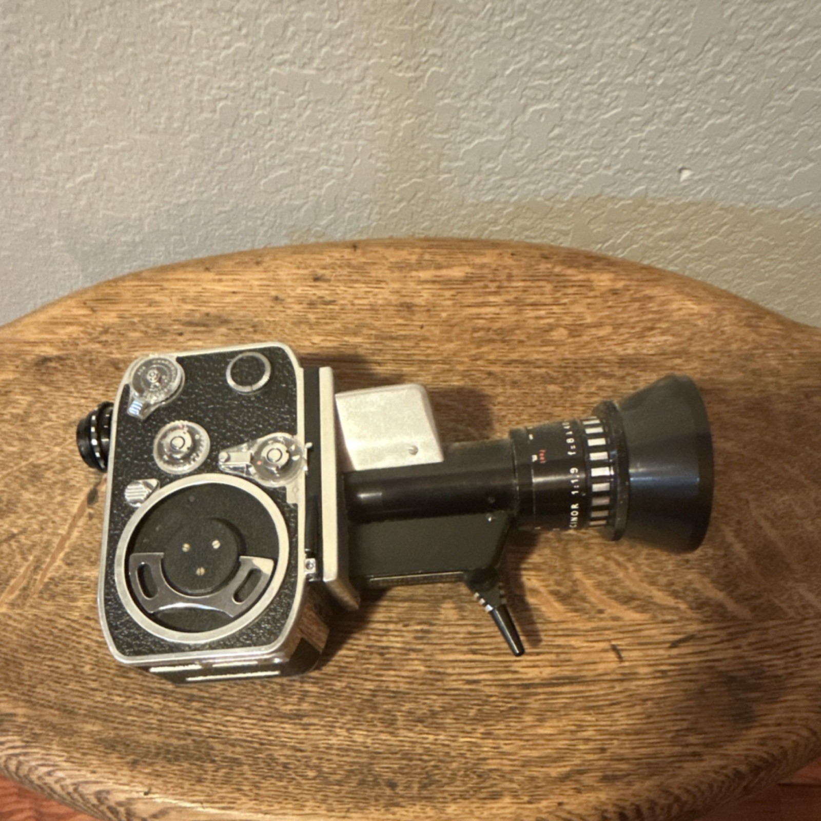 Bolex Zoom Reflex P1 Standard 8 mm Black Vintage Movie Camera *parts only* 