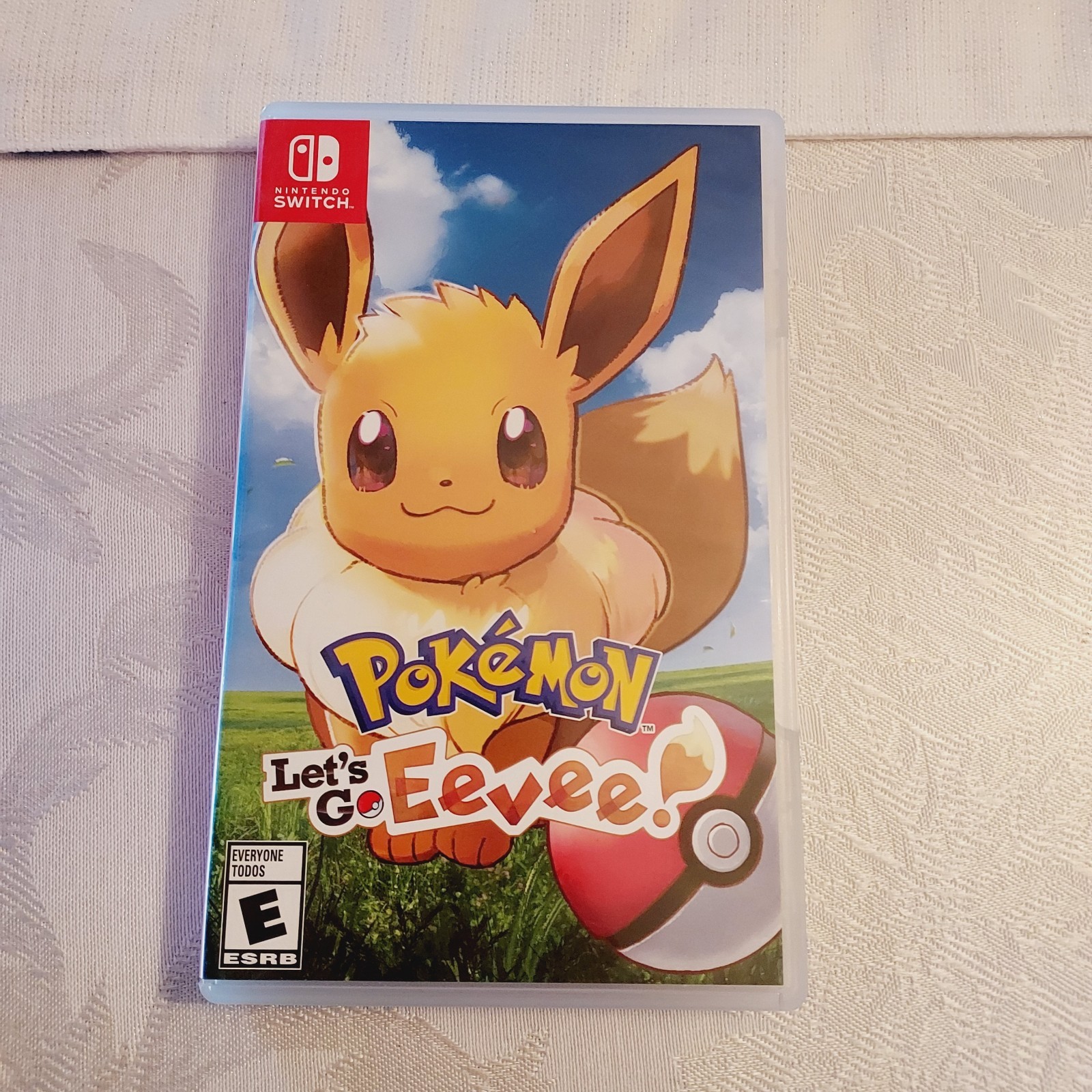 Authentic Replacement Case ONLY - POKEMON LET'S GO EEVEE  -Nintendo Switch Box