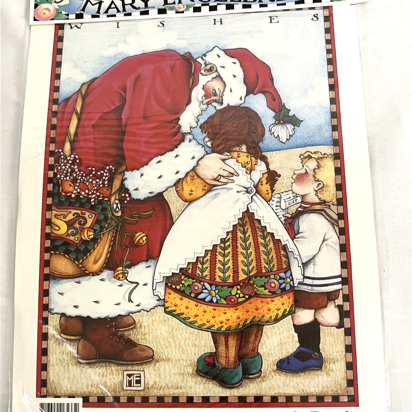 Daisy Kingdom Iron On Transfer Christmas Wishes 6533 By Mary Engelbreit 1990