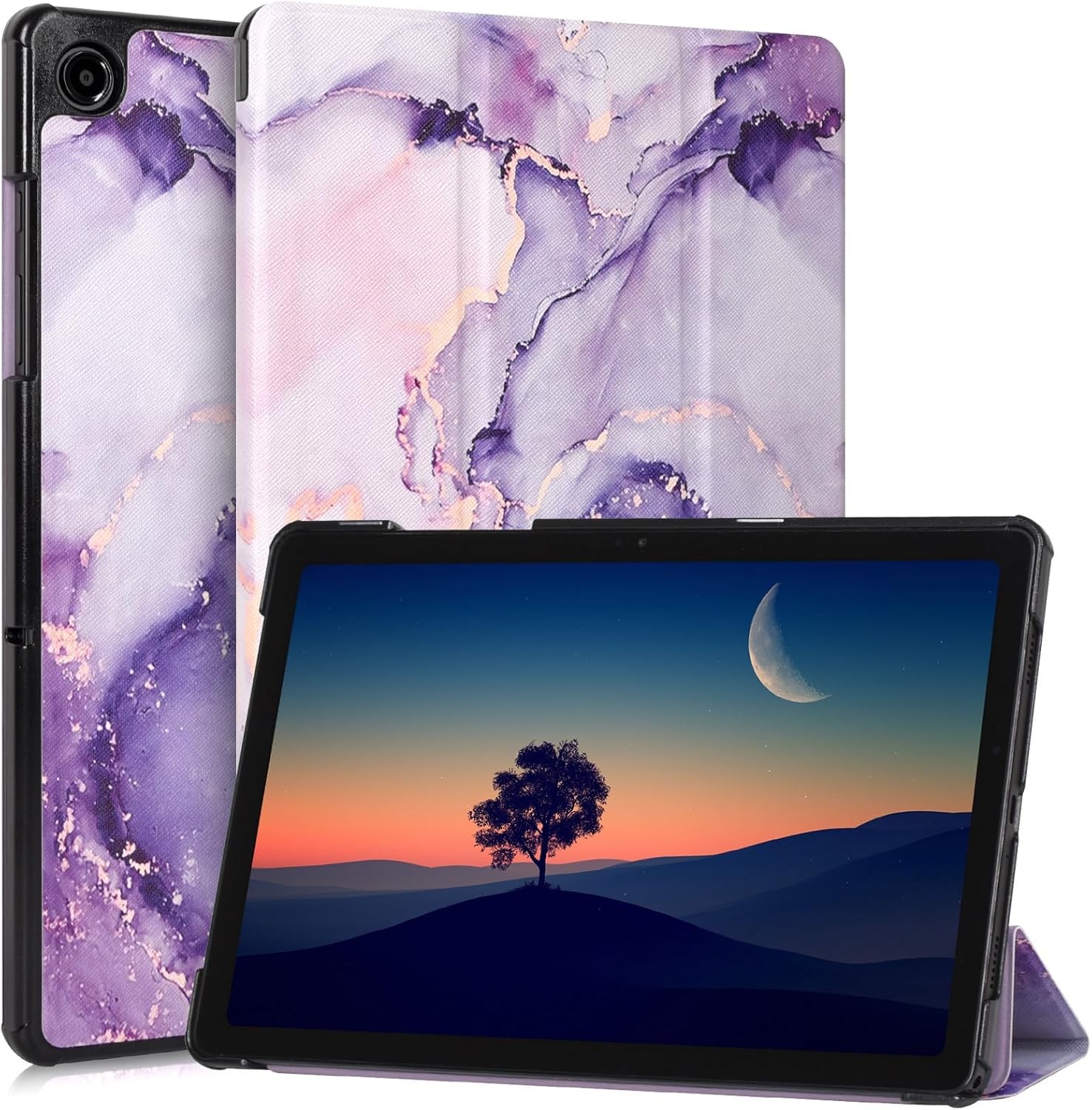 Case for Samsung Galaxy Tab A9+ 11 Inch 2023, Ultra Slim Tri-Fold Stand Cover