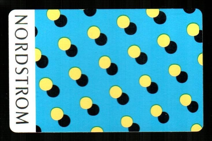 NORDSTROM Yellow Dots Casting Shadows ( 2017 ) Gift Card ( $0 )
