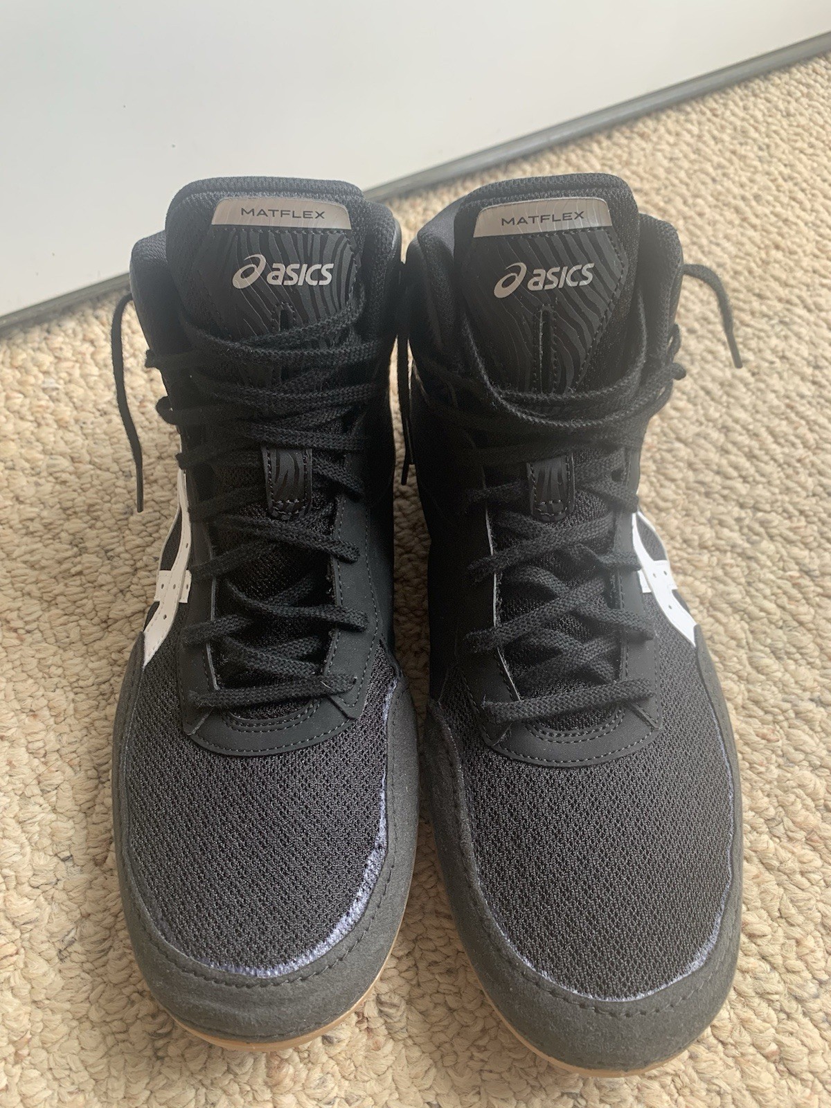 ASICS Men's Matflex 7 Wrestling Shoes Black/New Leaf, Size 12