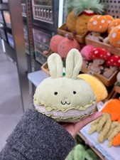 Jelly Dainty Dessert Macaron Cute Bunny Cat Stuffed Animals Soft Plush Toy