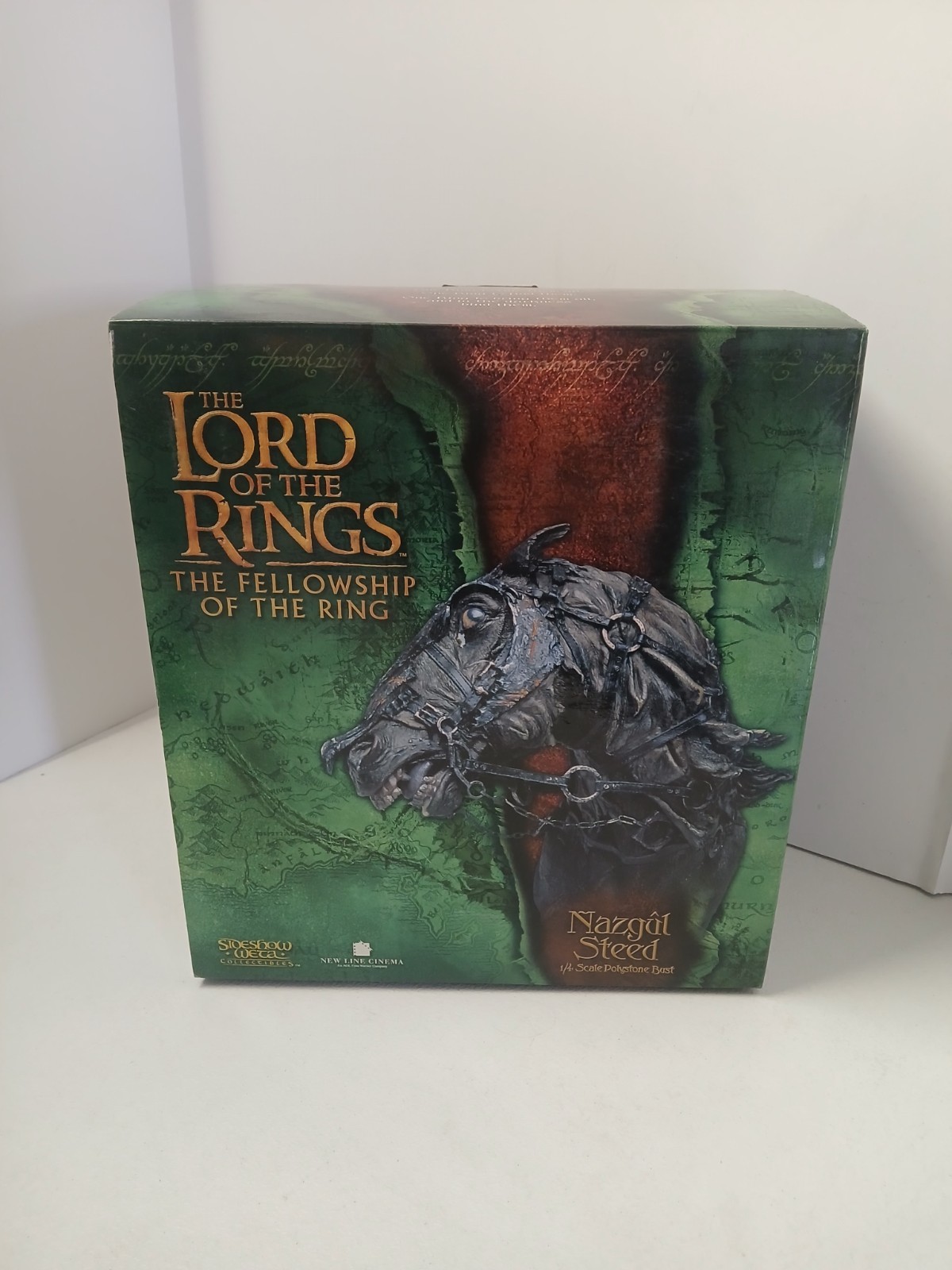 LOTR Nazgul Steed 1/4 Scale Sideshow WETA Polystone Horse Head Statue IOB
