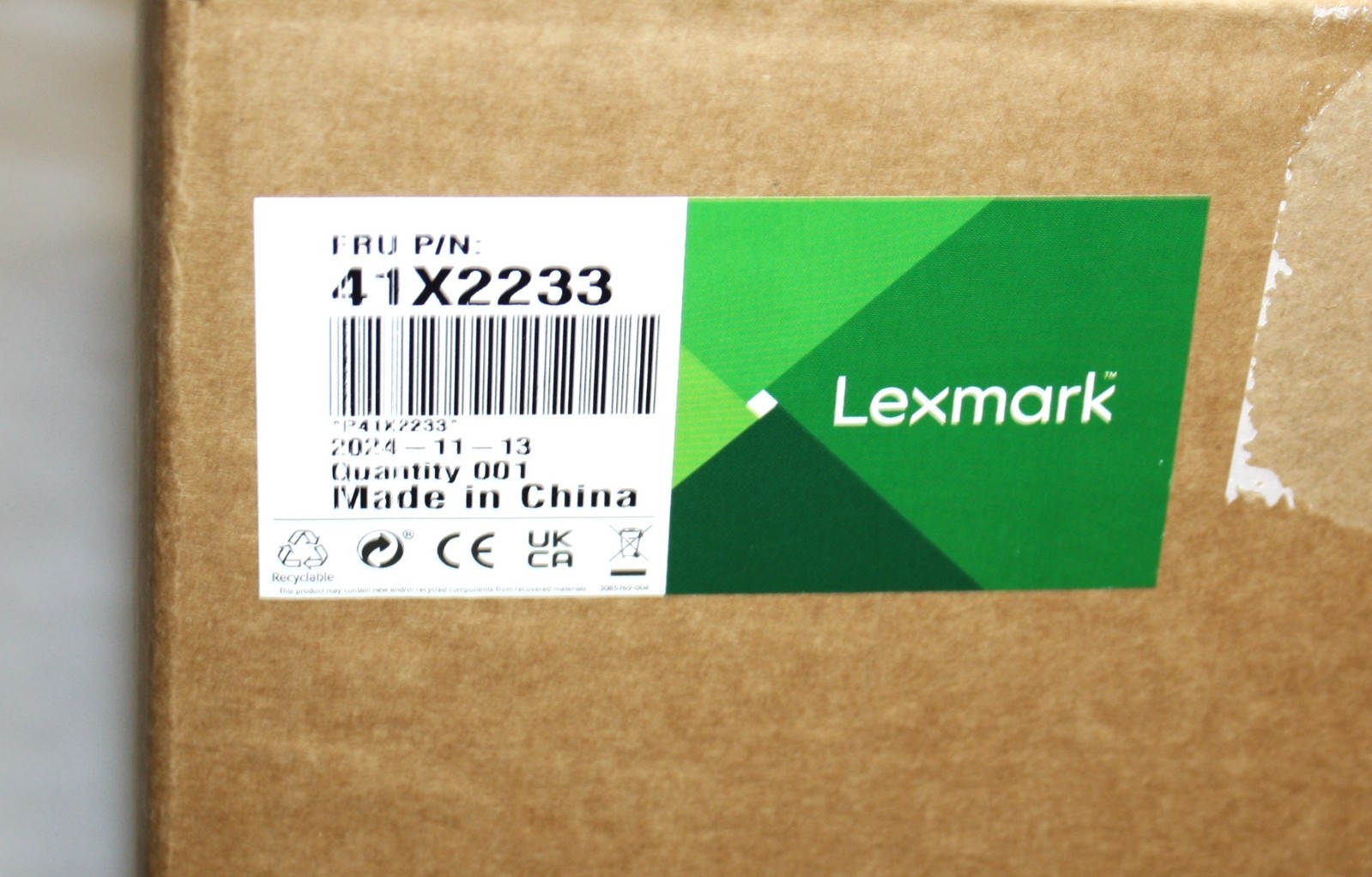 NEW GENUINE LEXMARK 41X2233 FUSER MAINT KIT 41X1115 41X1108 41X1119 41X1076