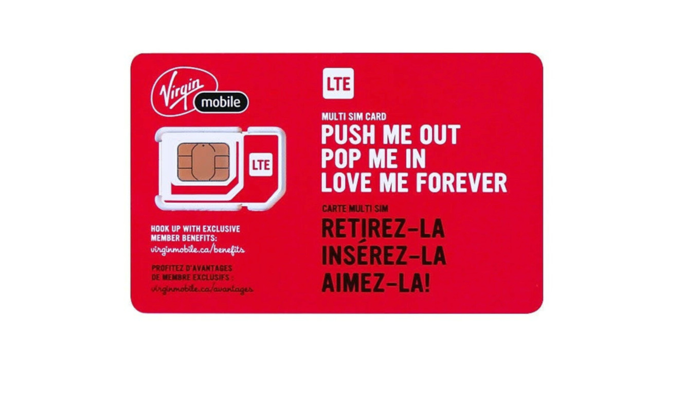Virgin Mobile sim card 