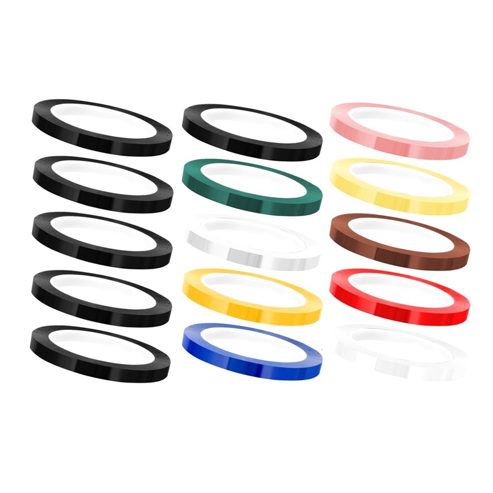 Instruments Identification Tape 1/4Inch Width 216Ft Length 10 Colors S2C79724