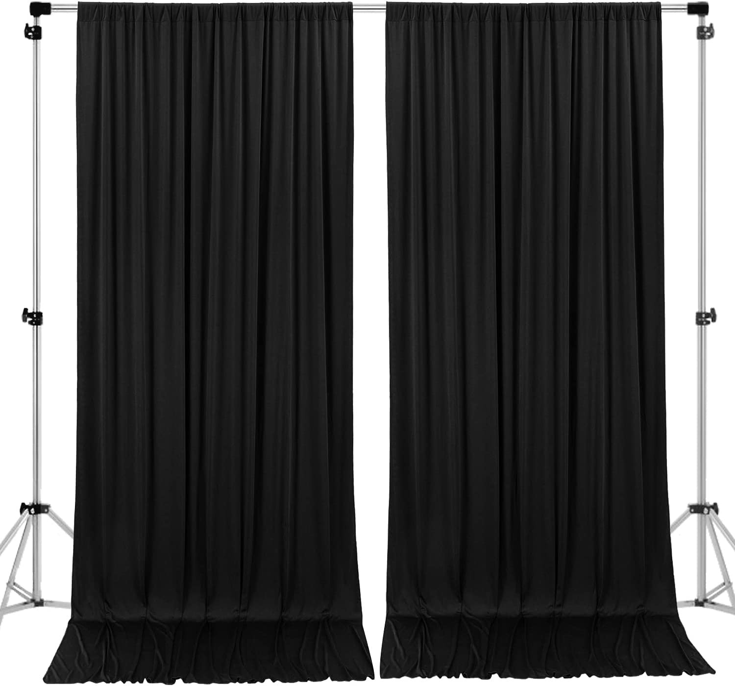 AK Trading CO. 10 feet Wide x 12 feet Long Polyester Backdrop Drapes Curtains...