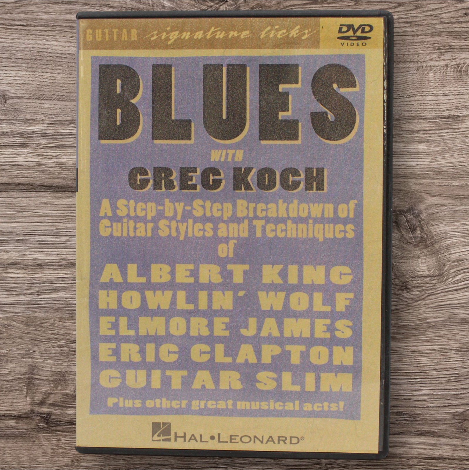 Blues with Greg Koch (DVD) Step by Step Breakdown of Guitar Styles & Techniques