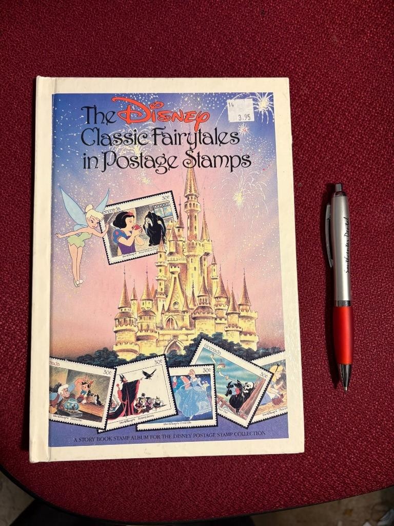 Vintage Disney Classic Fairtales in Postage Stamp Story Book Nice Cond.SKU#38419