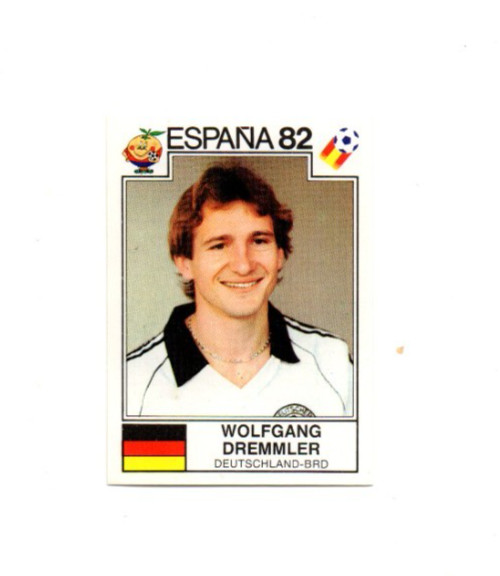 Panini Sonrics world cup story 1990 football sticker No 149 Wolfgang Dremmler