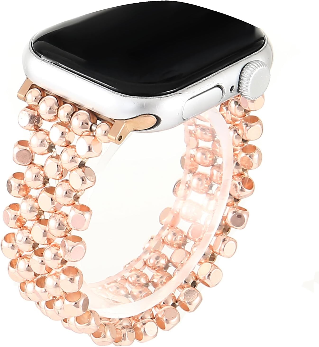 Metal Elastic Strap Compatible with Apple Watch Series Ultra/11, 38-49mm