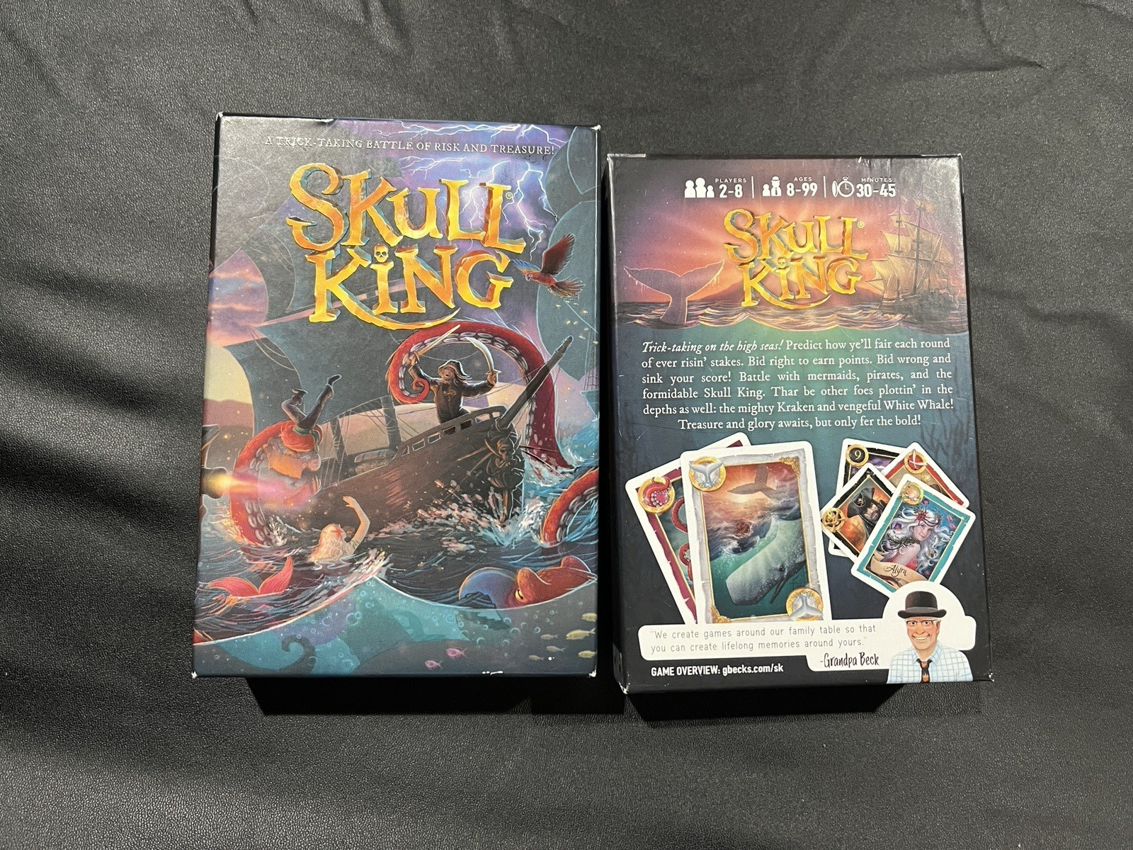 Skull King Card Game Replacement Parts - Cards Score Pad Manual Box - YOU CHOOSE