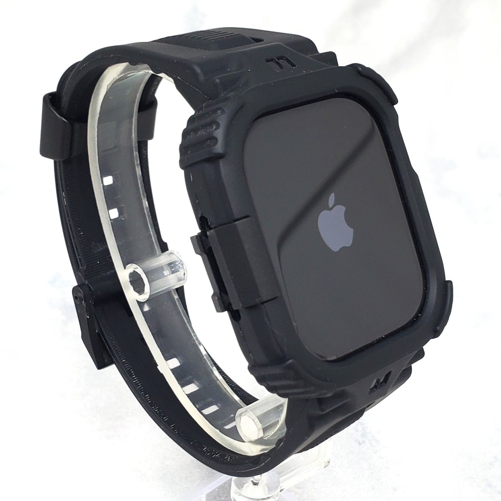 Apple Watch - Series 11 - 46mm - GPS - Jet Black Aluminum - Rugged Case Band