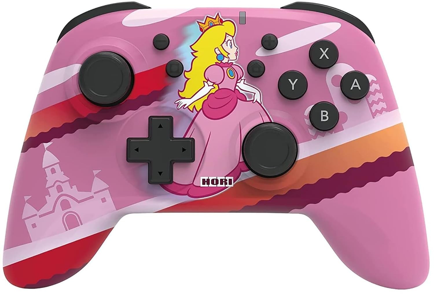 HORI Wireless HORIPAD Peach Pro Controller for Nintendo Switch Official
