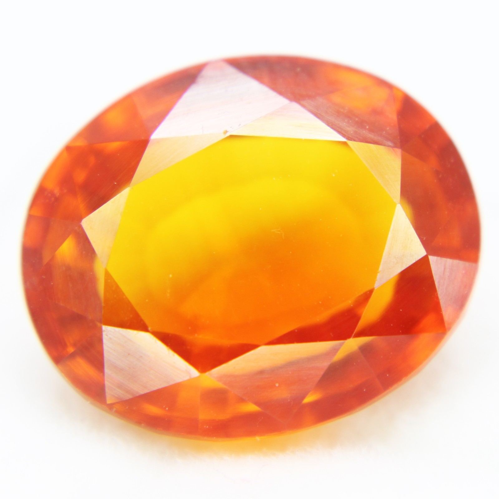 25.05 Ct Natural Spessartite Orange Garnet Oval Loose Gemstones Certified