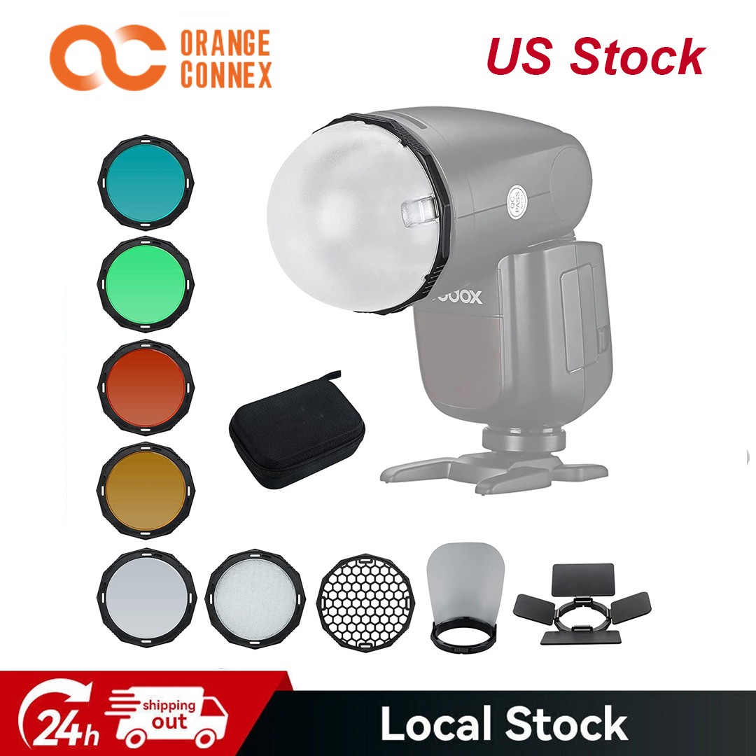 Triopo Magnetic Round Head Flash Accessory Kit For Godox V1 Pro AD100pro V100