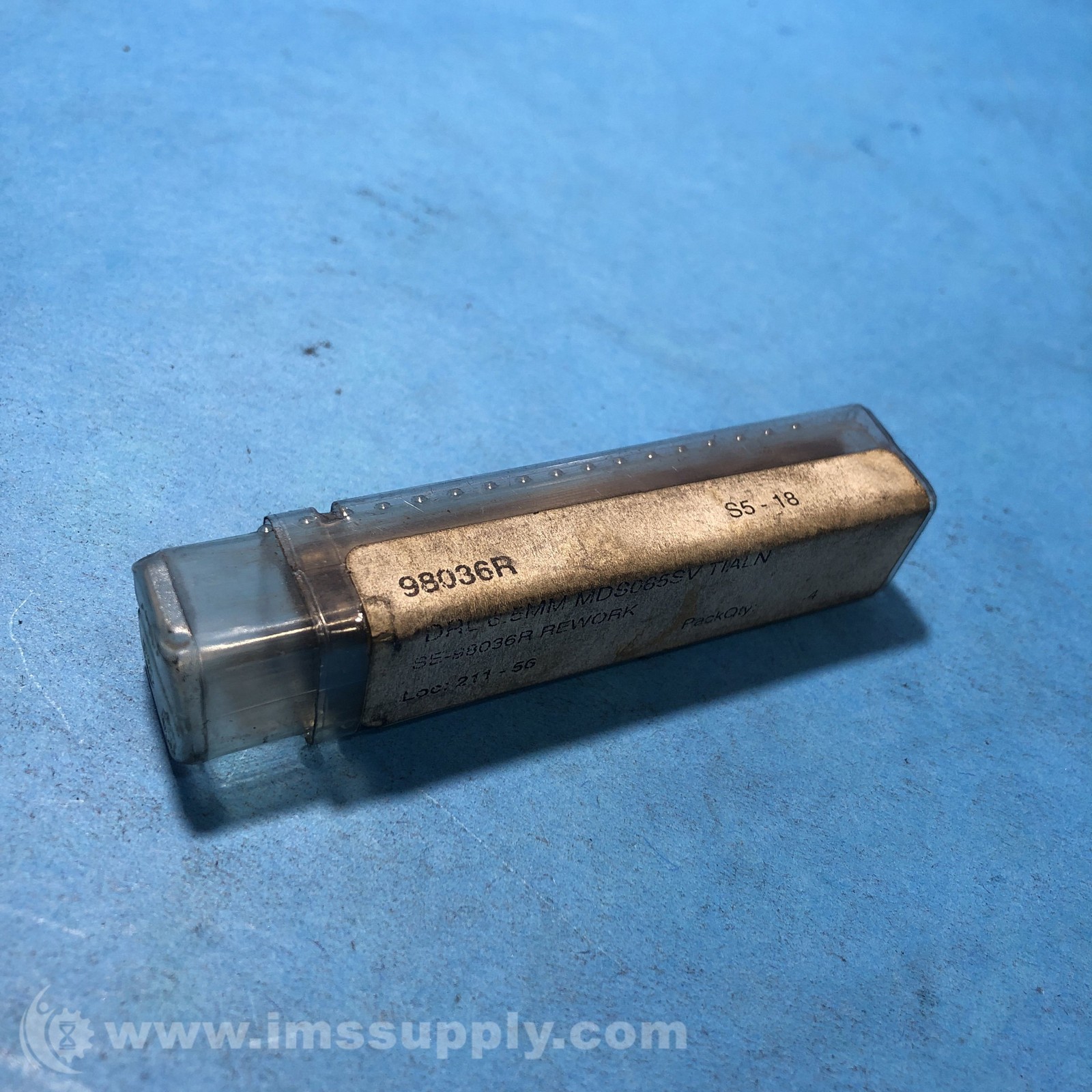 SE-98036R Pack of 4 MDS065SV TIALN 6.5 mm Drill Bits FNFP