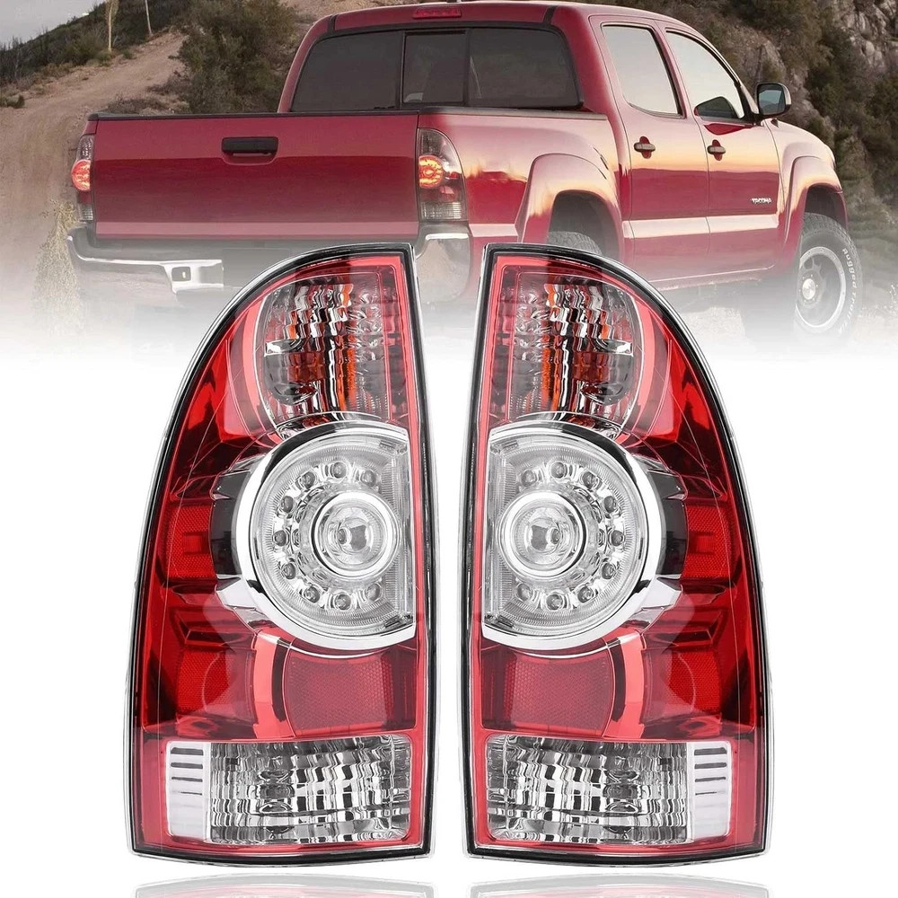 Tail Light Rear Lamp Compatible With 2005-2015 Toyota Tacoma Pickup Driver