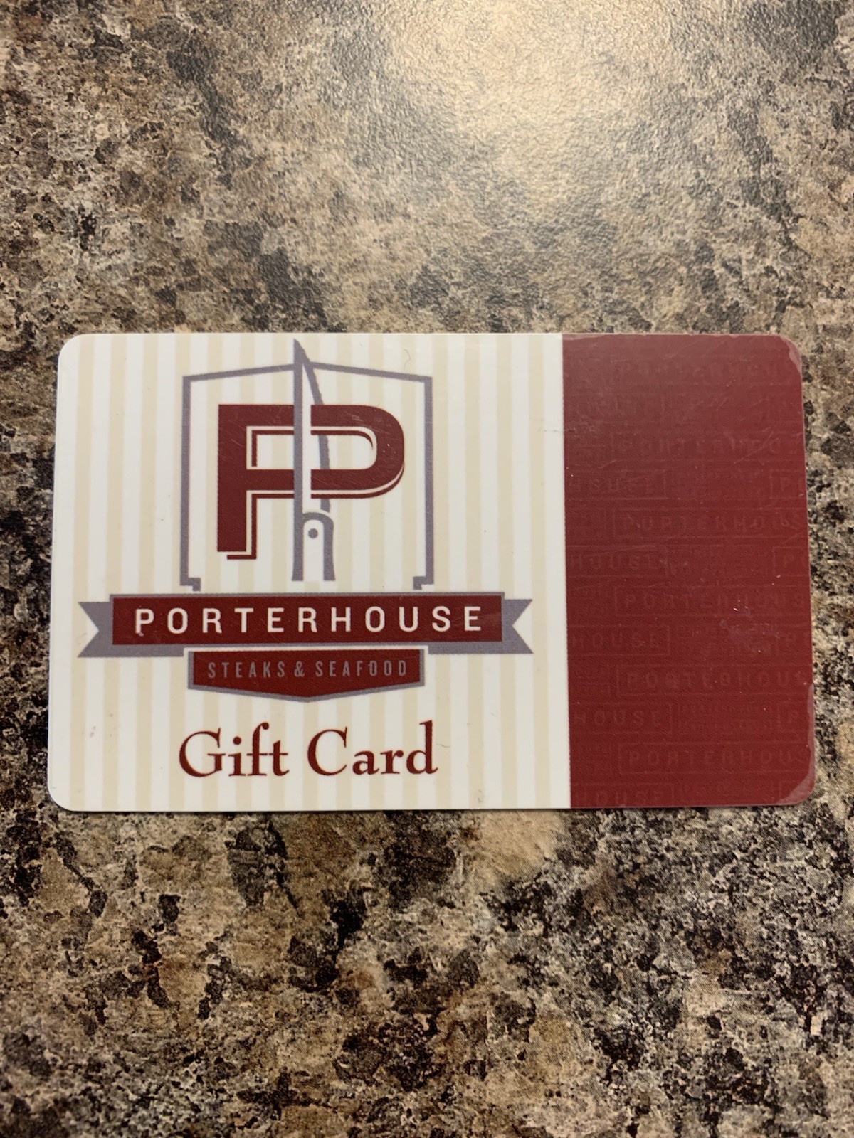 PorterHouse Steaks & Seafood Gift Card $50