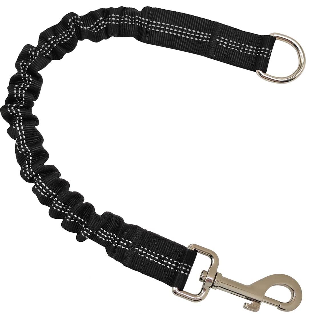 BTINESFUL Bungee Dog Leash Extension, 18”Dog Shock Absorber 18 Inch, Black 