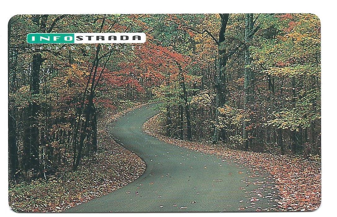5018 G INF 1 C&C 8001 New Telephone Card Infostrada Autumn