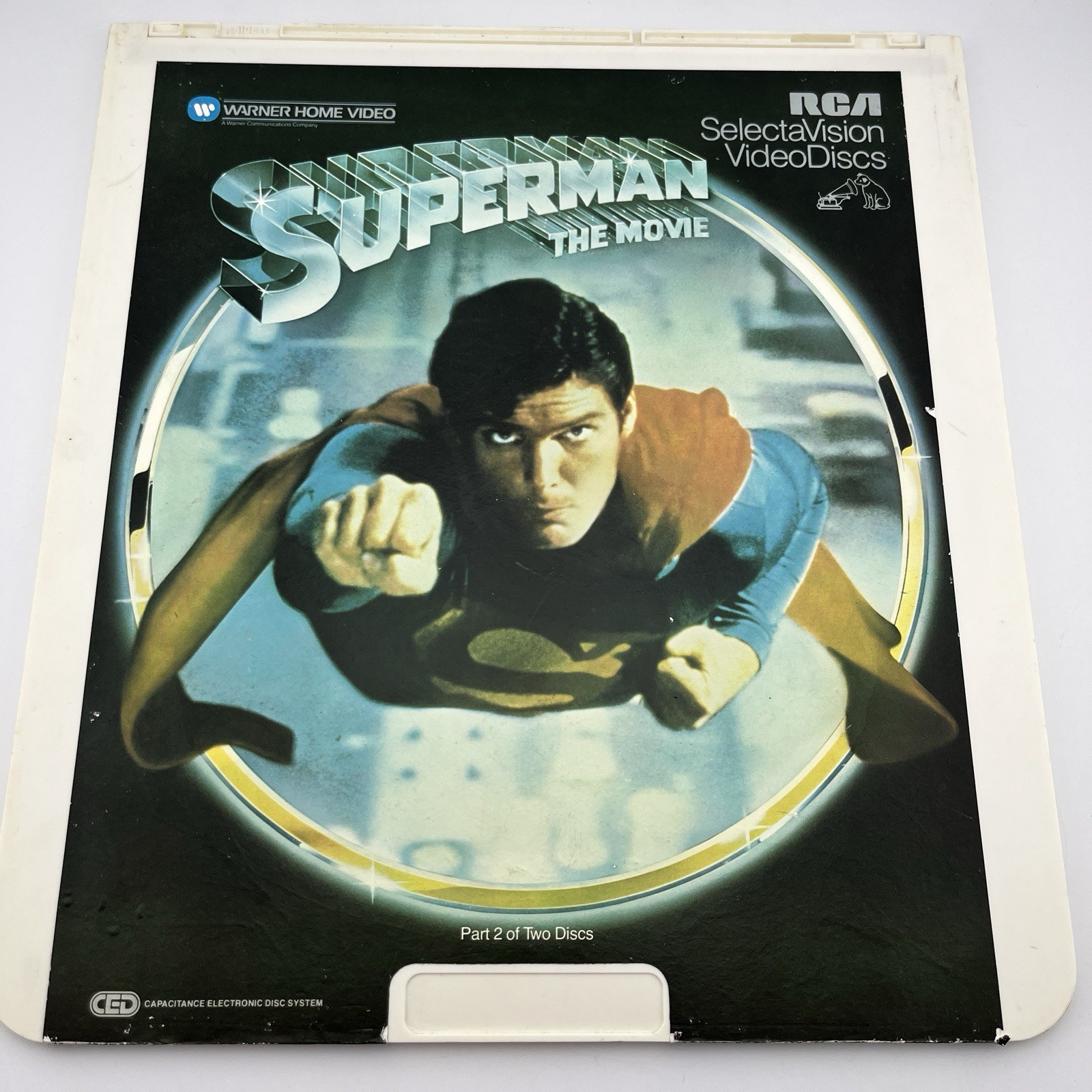 Superman The Movie CED Video Discs Christopher Reeve Marlon Brando Disc 2 Only
