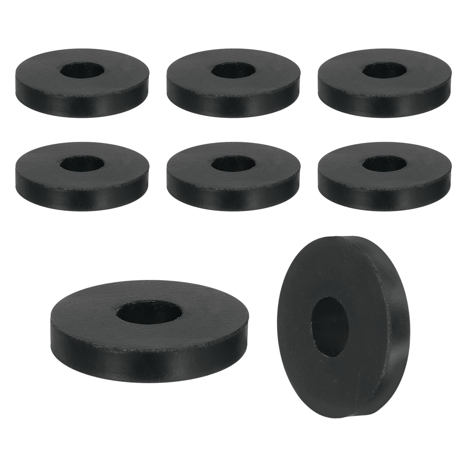 12Pcs Thick Rubber Spacer, 1-3/16 Inch OD x 3/8 Inch ID x 3/16 Inch Thickness
