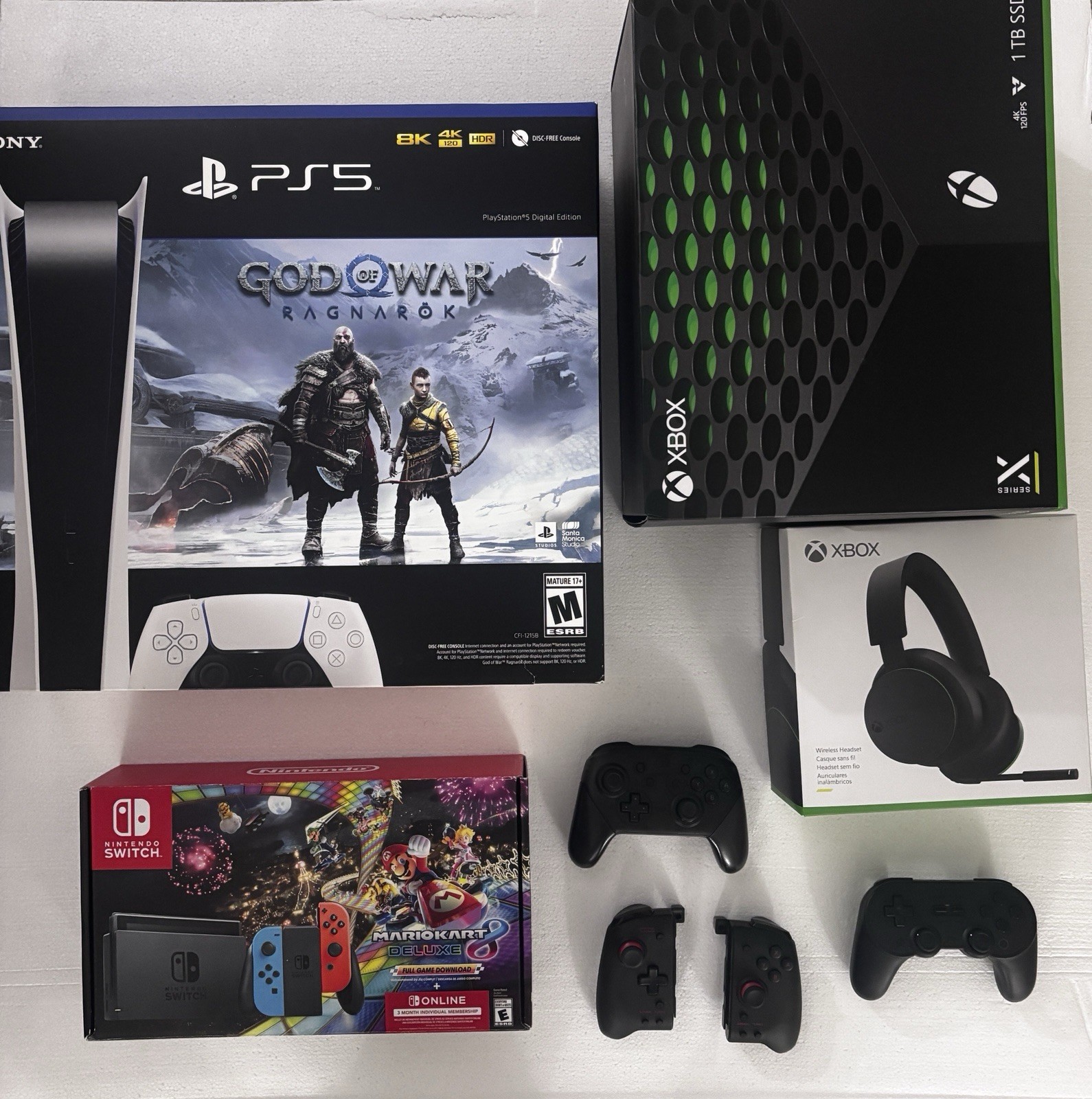 VIDEO GAME BUNDLE (USED BUT GREAT CONDITION!) PS5 - XBOX X - NINTENDO SWITCH