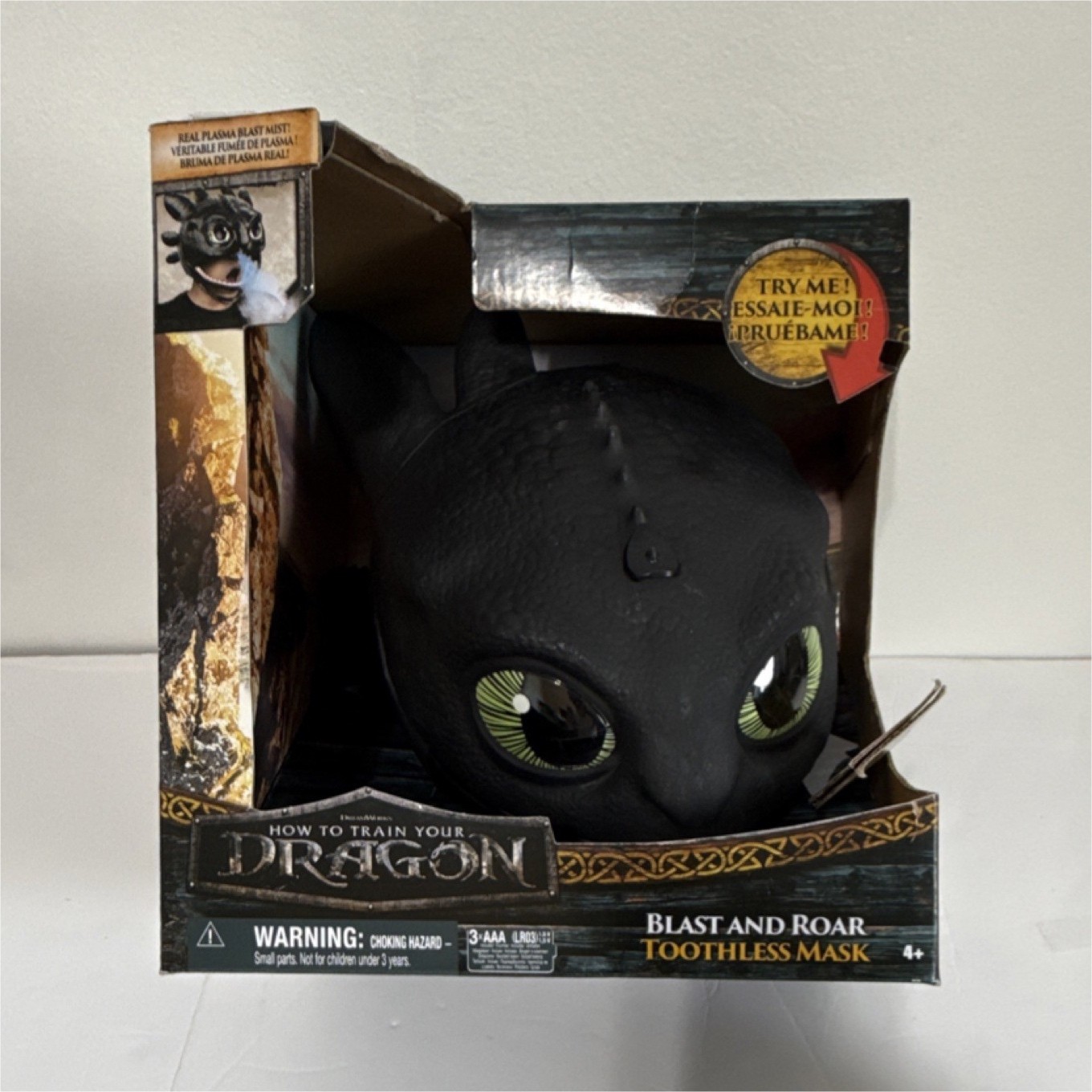 Spin Master How to Train Your Dragon Blast and Roar Toothless Mask Electronic T…