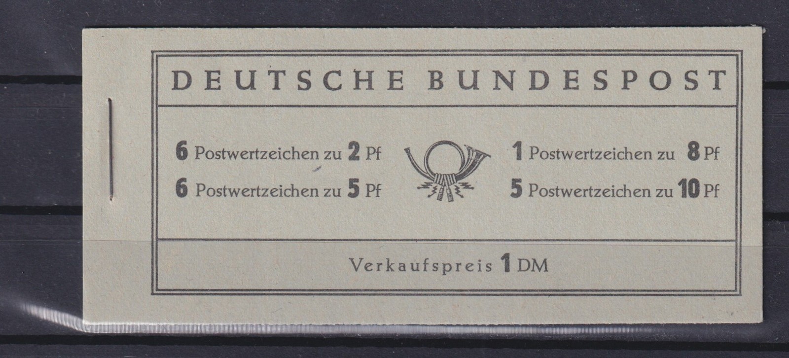 GERMANY 1956, Mi# 3, CV €55, Booklet, MNH