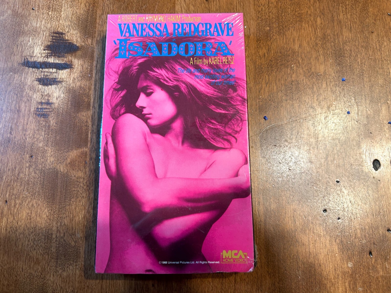 Betamax (NOT VHS) Isadora Vanessa Redgrave  SEALED NEW RARE